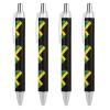 fifbird Click Ballpoint Pens with Jamaica Flag and Heart, 0.55 mm, Black Ink, 4-Pack view 1