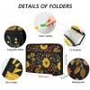 KLL Accordion File Organizer, 13 Pockets, A4 File Folder, Tax Document Organizer for Home, Office, School, and Classroom, Sunflowers and Flowers view 3