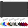 Rectangular Shade Sail 380 x 450 cm, 98% UV Protection, Waterproof, Dark Gray view 1