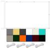 Waterproof Shade Sail 240 x 550 cm, White view 1
