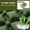 ISCBAFYX Ultralight Inflatable Double Sleeping Mat with Pillow view 2