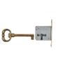 Holzando Furniture Mortise Lock with Key 0012Q-3015, Left, 25 mm Backset, 45 mm Stem Length view 1
