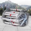 Emergency Fire Escape Rope Ladder for 3–10 Floors, Reusable Flexible Aluminum-Alloy Steel-Wire Ladder with Hooks, 65 ft/20 m view 1
