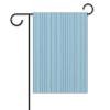 Outdoor Garden Flags, Welcome Flags, Soft Blue Striped Decorative Flag, 12 x 18 in, Double-Sided view 1