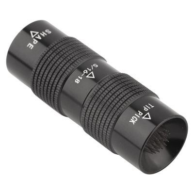 Shenruifa 4-in-1 Aluminum Cue Tip Repair Tool with Chalk Holder and Male/Female Joint Protectors, 23 x 63 mm