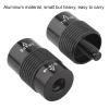 Shenruifa 4-in-1 Aluminum Cue Tip Repair Tool with Chalk Holder and Male/Female Joint Protectors, 23 x 63 mm view 2