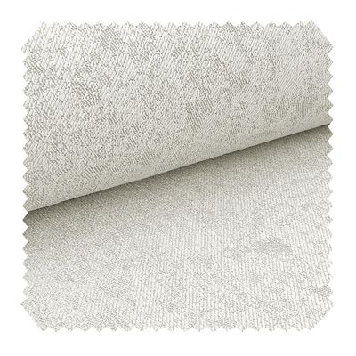 novely Clearance KAMEN Melange Upholstery Fabric with Subtle Shimmer, 1 Linear Meter | Color: 01 White-Gray