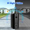 Denash 1080P Wireless Video Doorbell Camera with 2-Way Talk, PIR Motion Detection, IR Night Vision, Voice Changer, 4000 mAh, for Seniors view 3