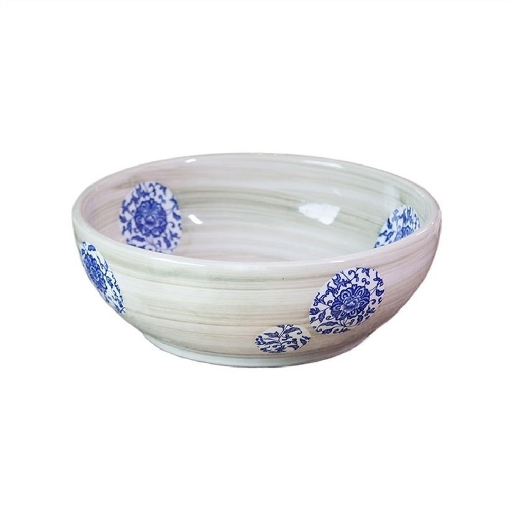 guiling-1986 Retro Round Jingdezhen Ceramic Vessel Sink