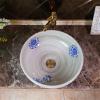 guiling-1986 Retro Round Jingdezhen Ceramic Vessel Sink view 3