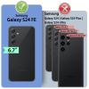 DuckSky Genuine Leather Folio Case for Samsung Galaxy S24 FE, RFID Blocking, Blue/Green view 2