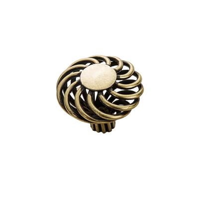 CSHWXY Bronze Cabinet Handles, Hollow Birdcage Handles, Drawer Knobs, Wardrobe Pulls, Furniture Handles, Single-Hole, A