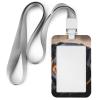 Rottweiler Dog Retractable ID Badge Holder with Clear Window and Lanyard view 3