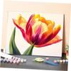 Abstract Tulip Paint by Numbers DIY Kit, 80 x 110 cm, Unframed view 2