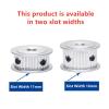 S3M 35-Tooth AF-Type Timing Pulley for 10 mm Wide S3M Synchronous Belt, 6 mm Bore, 3-Pack view 3