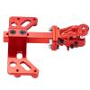 AXSPEED Aluminum Tow Hook and Shackle for Axial SCX6 AXI05000 1:6 RC Car, Red view 2