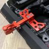 AXSPEED Aluminum Tow Hook and Shackle for Axial SCX6 AXI05000 1:6 RC Car, Red view 4