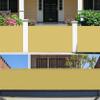 Balcony Shade Sail 40 x 200 cm, Cream view 2