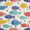HEKO PANELS Washable Tablecloth, Colorful Fish, 140 x 500 cm view 3