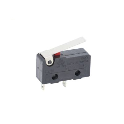 REIUAFWYGV 10-Pack Mini Limit Switches, 2/3-Pole NO/NC, 5 A 250 VAC, KW11-3Z Roller Lever, 2-Pole with Handle