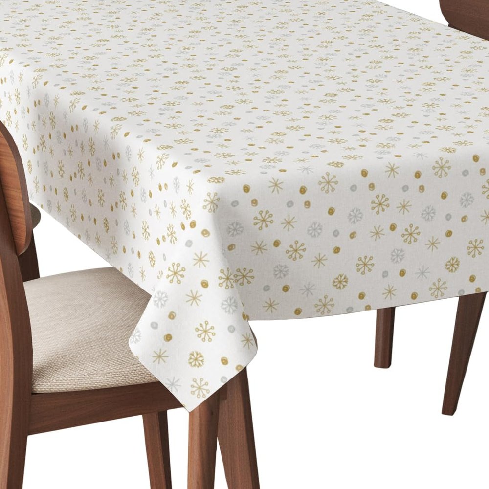 HEKO PANELS Washable Tablecloth, Snowflakes, 140 x 450 cm
