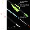 surwolf 32" Pure Carbon Arrows, Spine 300–1000, for Recurve and Compound Bows, 12-Pack view 3