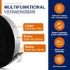Wulkow EPDM Closed-Cell Foam Rubber Self-Adhesive Sealing Tape, 40 x 1 mm x 8 m view 2