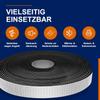 Wulkow EPDM Closed-Cell Foam Rubber Self-Adhesive Sealing Tape, 40 x 1 mm x 8 m view 3