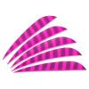 PATIKIL 20-Pack 4-Inch Arrow Feathers, Pink Turkey Feather Right-Wing Fletching view 1