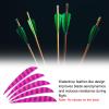 PATIKIL 20-Pack 4-Inch Arrow Feathers, Pink Turkey Feather Right-Wing Fletching view 3