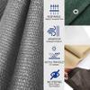 Shade Sail with Ropes, 55 x 150 cm, Light Gray view 4