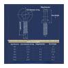 Eye Screw, M4–M12, 304 Stainless Steel, Self-Tapping, 40 mm M10/M8 view 2