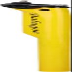 T800 Carbon Fiber Bicycle Seatpost, 30.9 x 400 mm, 25 mm Offset, Yellow