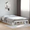 Keyroto 120x200 cm Bed Frame with Storage, White view 3