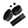 tuwiwol Non-Slip, Wear-Resistant Silicone Handlebar Tape with Accessories, Black view 1