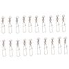 siduytin 20-Piece Professional Fishing Safety Swivel Set, Size 7, 47 kg Strength view 1
