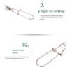 siduytin 20-Piece Professional Fishing Safety Swivel Set, Size 7, 47 kg Strength view 4