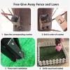 Artificial Cherry Trees with Handmade Silk Flowers, Iron Base, Fences, Lawn, Colored Lights and 2 Pairs of Gardening Gloves view 4