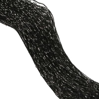 Beaded Door Curtain, Black