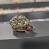 MCQWOMFQAK 1-Piece Natural Quartz Crystal Pyrite Carved Hedgehog Stone view 4