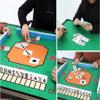 BeLongsYou Mahjong Mat, Non-Slip Table Cover, Green, 80 x 80 cm view 4