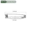 YOKIVE 150-Piece Safety Pins, Brooch Clasp Pins for Sewing and Crafts, Ideal for Home, Store, and Daily Use, Silver, 1.18 in view 2