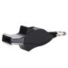 NDNCZDHC ABS Soccer Referee Whistle with Lanyard and Mouth Guard, Black, 2.4 x 1 x 0.7 in view 1