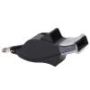 NDNCZDHC ABS Soccer Referee Whistle with Lanyard and Mouth Guard, Black, 2.4 x 1 x 0.7 in view 3