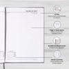 2027 Daily Planner, A5, One Page per Day, Hardcover, Lined, Light Gray view 4