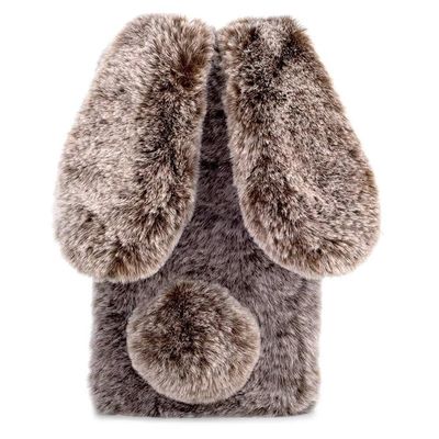 SEHEYA Plush Bunny Case for Xiaomi 13T / 13T Pro 5G, Brown