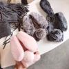 SEHEYA Plush Bunny Case for Xiaomi 13T / 13T Pro 5G, Brown view 4