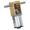 DC Worm Gear Motor, High-Density Metal Gearbox, 34 RPM, Zinc Alloy and Brass, 1:18 Reduction Ratio view 2