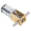 DC Worm Gear Motor, High-Density Metal Gearbox, 34 RPM, Zinc Alloy and Brass, 1:18 Reduction Ratio view 4