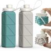 BEAUTAIL Collapsible Water Bottle, 610 ml, Silicone Travel Bottle view 1